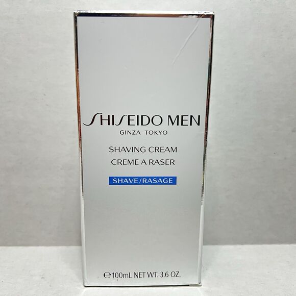 SHISEIDO Men Shaving Cream 3.6 oz /100ml New Sealed - Picture 2 of 8
